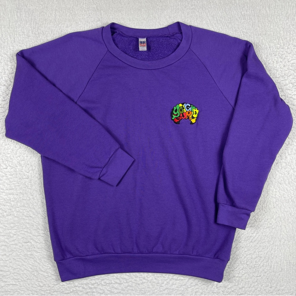 You Gro Gurl Sweatshirt Womens 2X Plus Purple Made In‎ USA Cannabis Cultivators